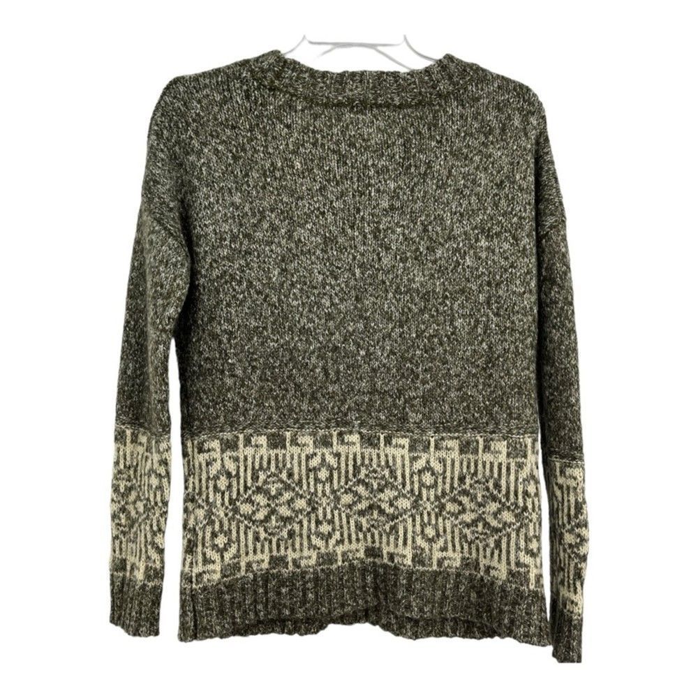 Urban Outfitters Ecote Heather Green Pullover Knit Sweater Front Pockets Women S - Picture 3 of 12